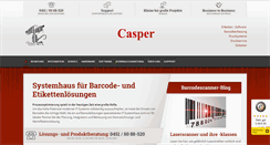 Desktop Screenshot of casper.de