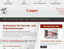 Tablet Screenshot of casper.de